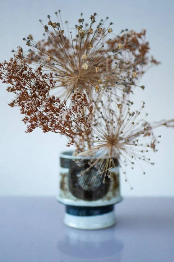 Image 1 of Mid-century modernist ceramic vase by Inger Persson for Rörstrand, Sweden, 1970s