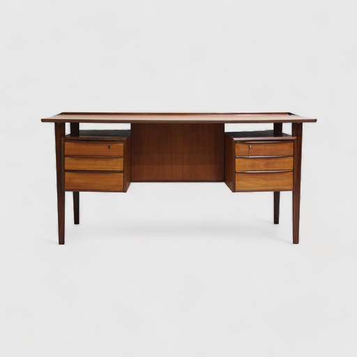 Scrivania vintage Peter Løvig Nielsen - Design danese, teak, anni '60