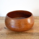 Vintage Danish teak fruit or salad bowl: Scandinavian Reducta design from the 1960s