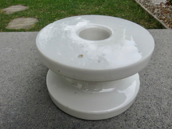 Image 1 of Isolatore elettrico in ceramica XXL del marchio francese "cgec", metà del XX secolo