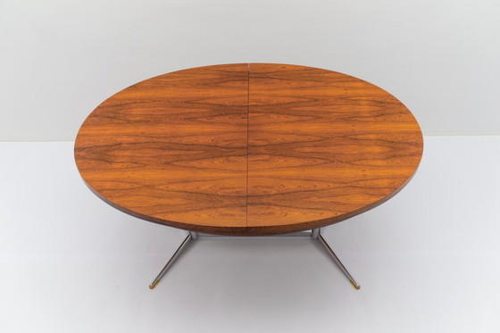 Image 1 of Scandinavian Rosewood Folding Dining Table, 1960s