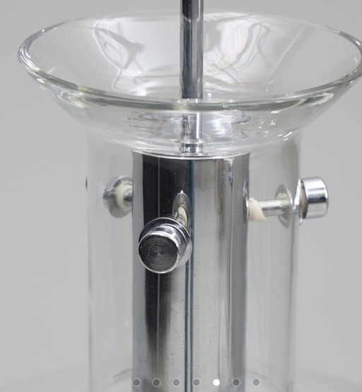 Lampada a sospensione Anders Pehrson in cristallo per Ateljé Lyktan, Svezia, anni '70