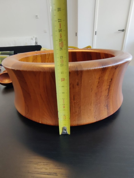 Image 1 of Digsmed Danimarca, set di ciotole per insalata, teak
