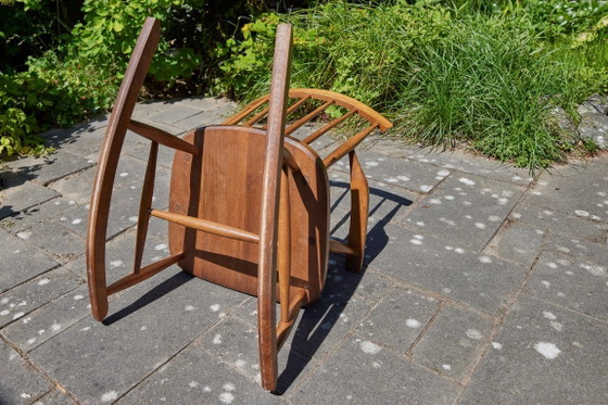 Image 1 of Sedia a dondolo in legno di metà secolo, anni '50/'60 - Scandinavia
