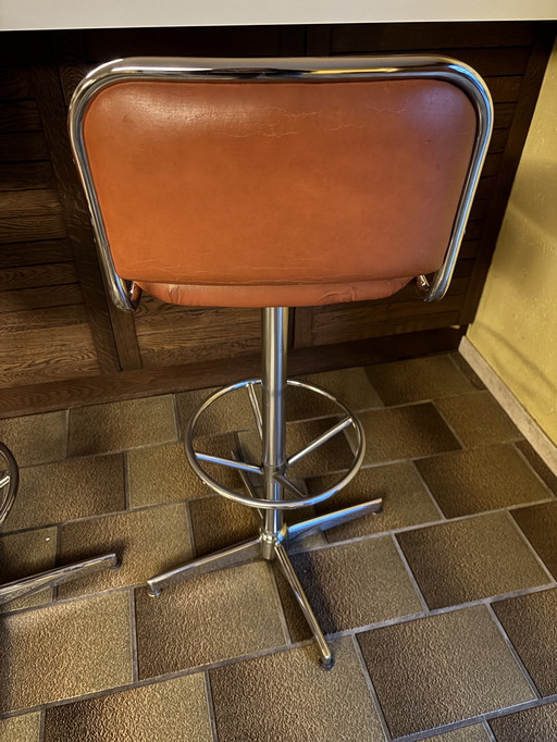 4X Vintage Barstool