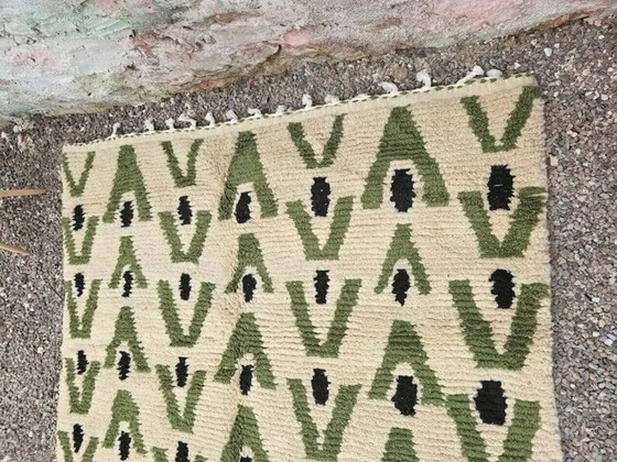 Tapis tissé main 200x300 cm, laine, beige, Maroc – Wool (photo 6 of 9)