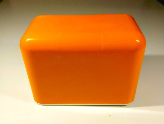 Image 1 of (W014) Timer da menu vintage Fissler arancione/giallo degli anni '70, prodotto in Francia