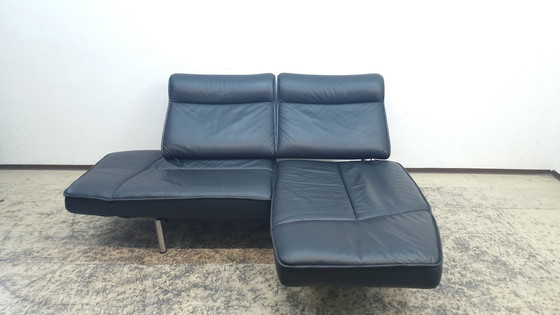 Image 1 of Sofá de diseño De Sede ds 450, sofá de cuero, sofá negro funcional.