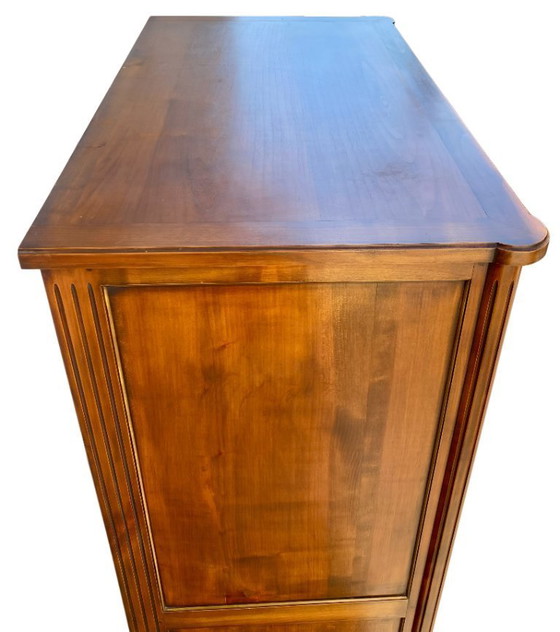 Image 1 of Louis XVI style sideboard with brass hardware