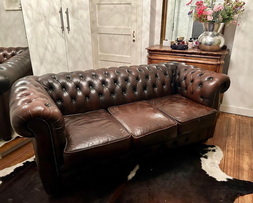 Canapé style Chesterfield