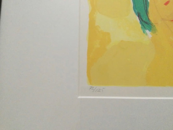 Henk Vessem Kunstprint, Abstract, Meerkleurig, Litho's & Zeefdrukken, Papier, Hout, Meerdere kleuren (foto 4 van 5)
