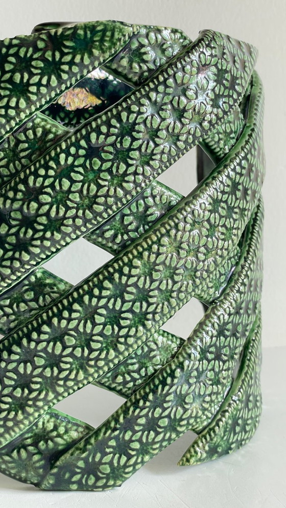 Image 1 of Vintage keramische wandlamp