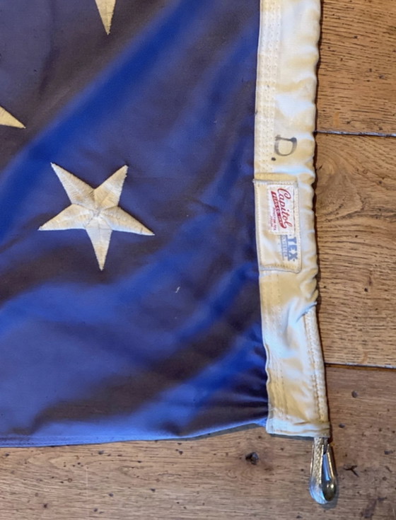 Image 1 of Bandiera americana d'epoca con stelle cucite