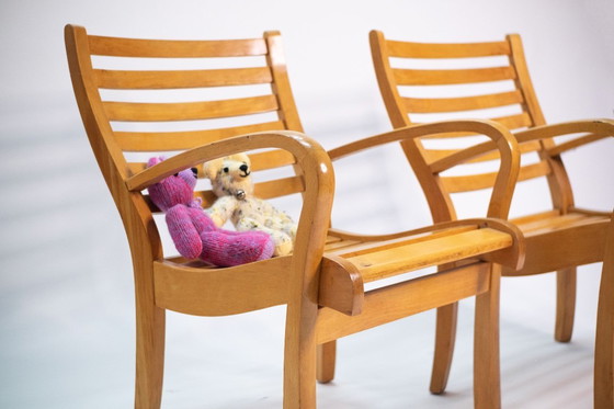 Image 1 of Solid wood garden chairs / lounge chairs