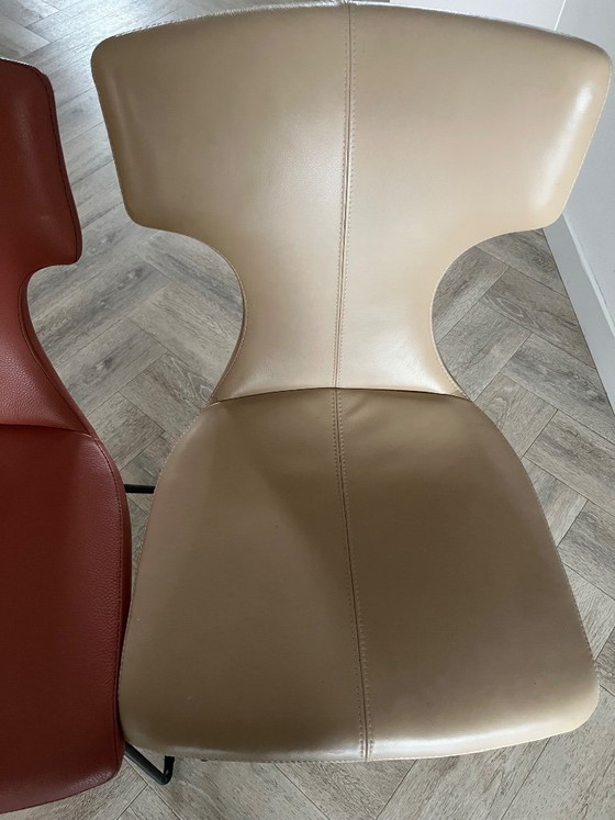 Image 1 of 3 Leolux Callas leather chairs