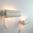 2 lampade da parete vintage Ikea Smyg lampada da comodino in metallo/plastica bianca