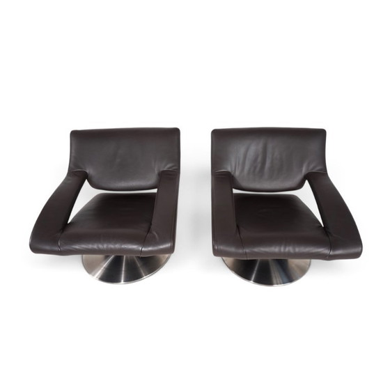 De Sede DS-255 Sillón Lounge Avantgarde en Cuero Marrón Oscuro, 2000 – Sillones, Leather (photo 9 of 20)