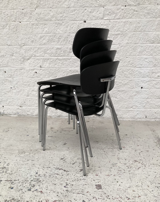 Image 1 of Vintage stoelen set van 4