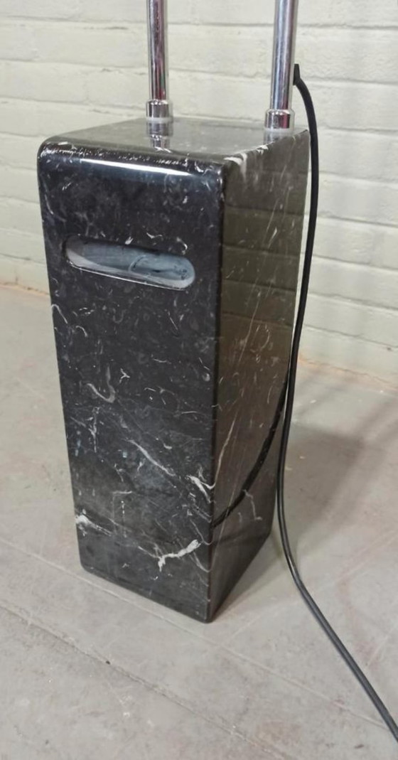 Image 1 of Lámpara de pie italiana posmoderna con base de mármol