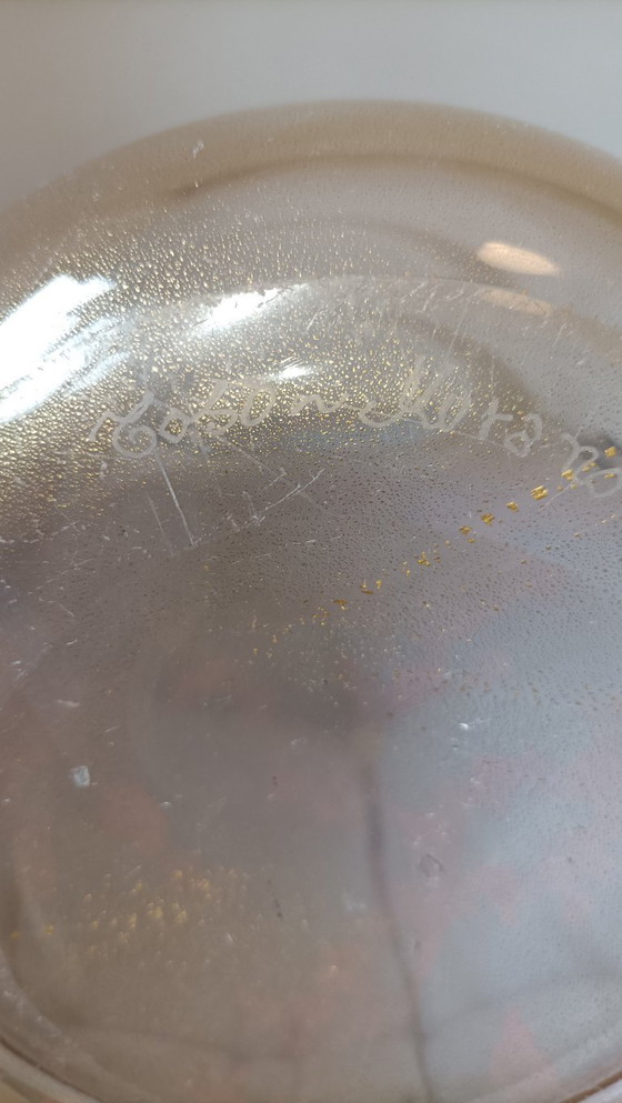 Image 1 of Toso Vase signiert Murano geblasenes Glas H43.5