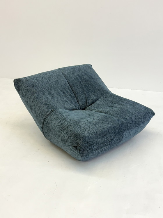 Image 1 of Papillon Lounge Chairs by Guido Maria Rosati for Giovannetti in Blue