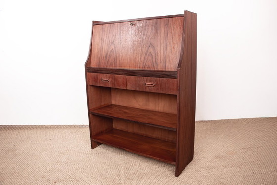 Scrivania Segretario Scandinavo in Teak 1960. – Scrivanie, Legno (photo 11 of 14)
