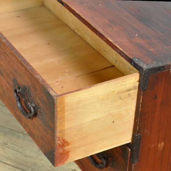 Commode japonaise Tansu, vers 1870 – Iron, Wood (photo 6 of 14)