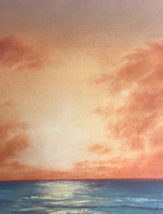 Irina Gauss - Sunrise - Artist's Painting – Paintings & Drawings, Canvas (photo 7 of 13)
