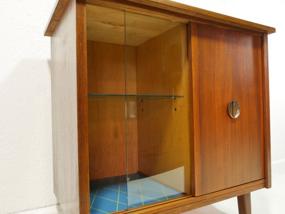 Image 1 of Buffet vintage / armoire de télévision / armoire de bar - années 1950, Allemagne