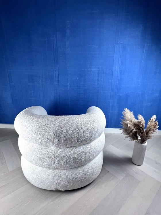 Image 1 of Riviera Maison - Poltrona Vittorio girevole, Semplicemente bianco