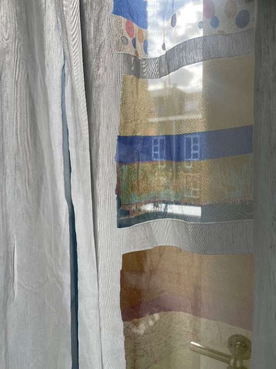 Image 1 of Kinnasand (nu Kvadrat) Tussengordijnen 4 panelen (totaal 16 meter) Geplooid