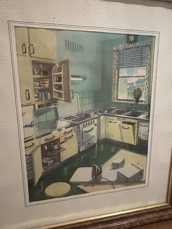 Image 1 of vintage illustration from 1950