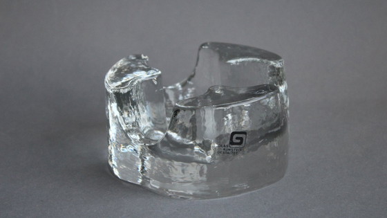 Image 1 of Porte-bougie chauffe-plat, chauffe-théière, verre, rond, art du verre