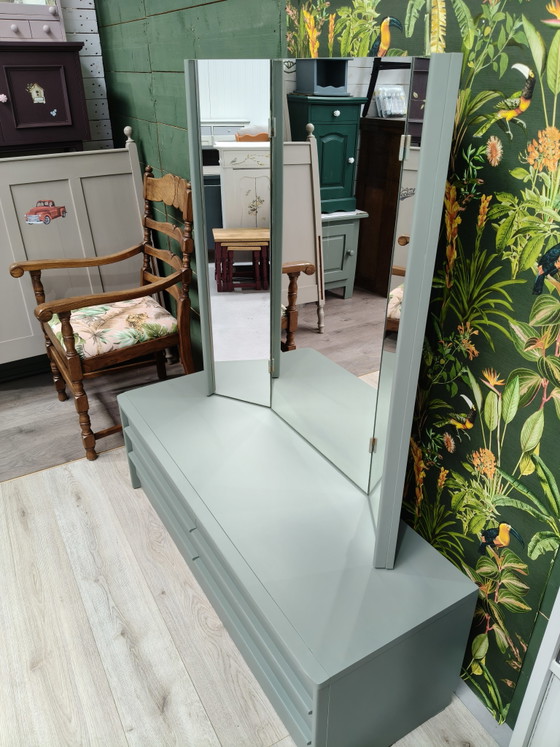 Kaptafel met grote spiegel – Glass, Wood (photo 3 of 6)