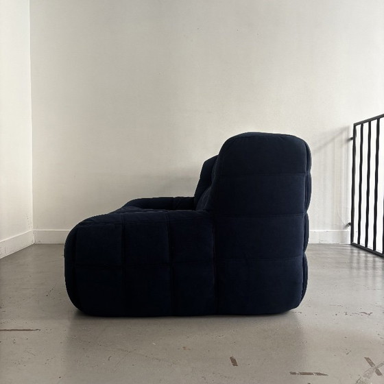 Sofá de dos plazas "Kashima" de Michel Ducaroy para Ligne Roset, 1976 – Sofás de 2 plazas, Velvet (photo 3 of 10)