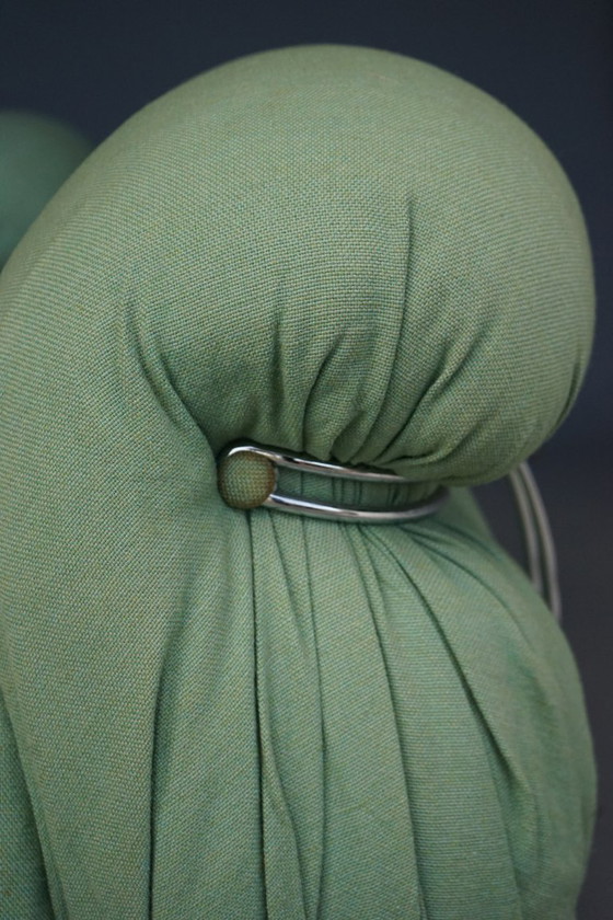 Image 1 of Fauteuil et ottoman Soriana vintage, conçus par Afra & Tobia Scarpa pour Cassina, années 1970