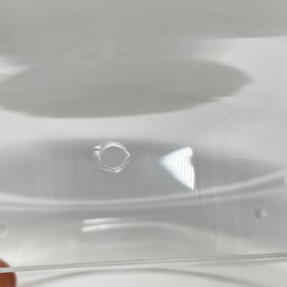 Leucos Gill 28 – Roberto Pamio – Vintage Space Age Wall/Ceiling Light – Plastic, Glass (photo 5 of 17)