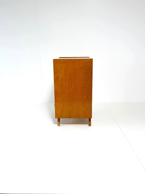 Vintage Chest of drawers with 4 drawers – Mid-Century Modern, 1950s, Teak look – Wood (photo 6 of 15)