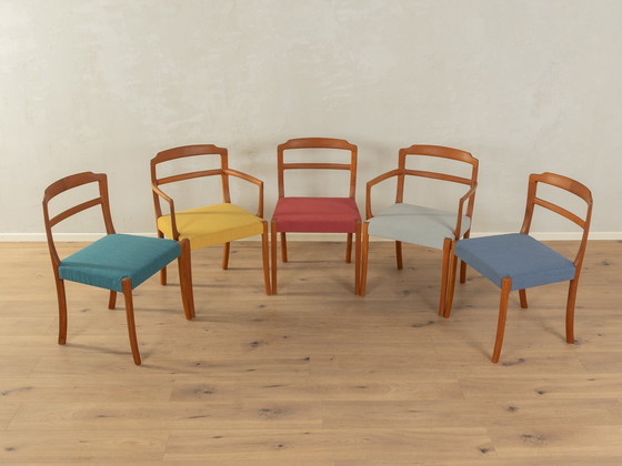 Image 1 of Chaises de salle à manger des années 60 par Ole Wanscher