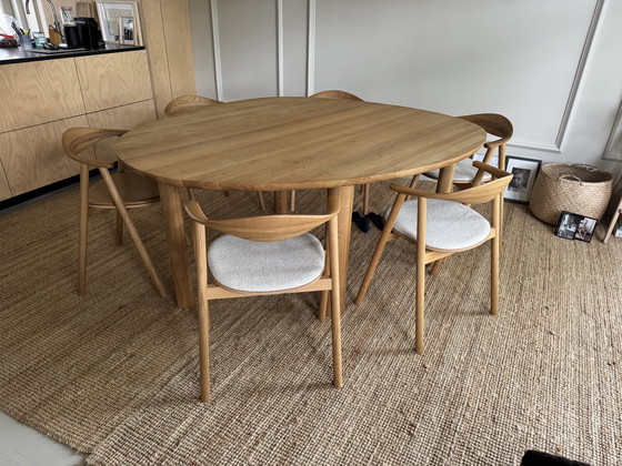 Image 1 of Latch dining table oiled oak Bolia