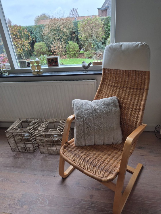 Image 1 of Ikea rotan design fauteuil, ontworpen door Yngve Ekström, Öland