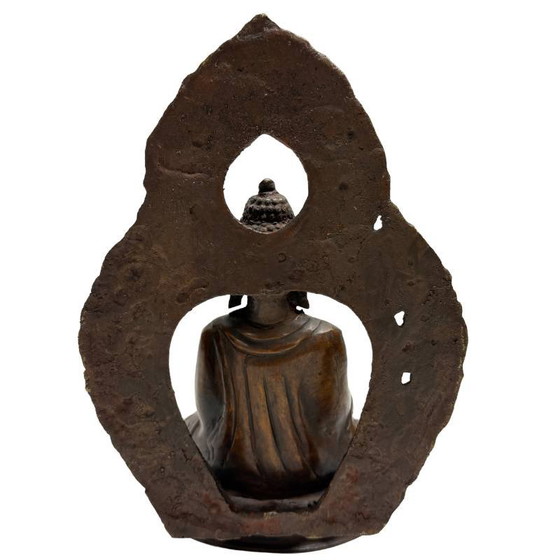Set of 2 19th-century bronze Buddhas with traces of 24-carat gold – lot 462 – Sculpture (photo 11 of 29)