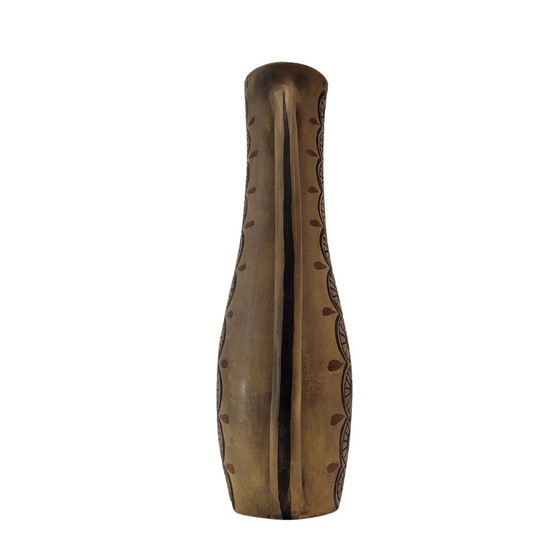 Image 1 of Jarrón / Jarra En Cerámica, Estilo Tribal, 70’S - Francia