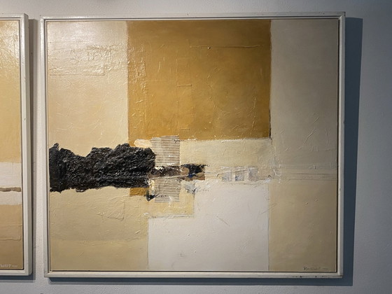 Dittico curato di Ron v/d Werf, Ton v/d Werf, Arte, Carta, Legno, Beige (foto 9 di 9)