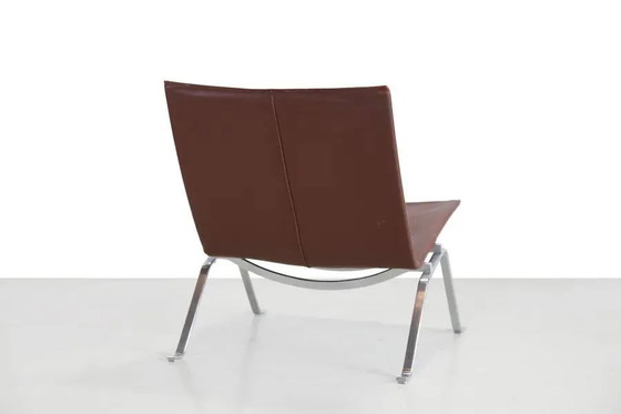 Poul Kjærholm PK22 Sessel für E. Kold Christensen – Leather, Chrome, Mid Century Modern (photo 4 of 9)