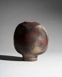 Vase en poterie d’art sculptural Steuler Keramik x Heiner Balzar Brutalisme allemand années 70