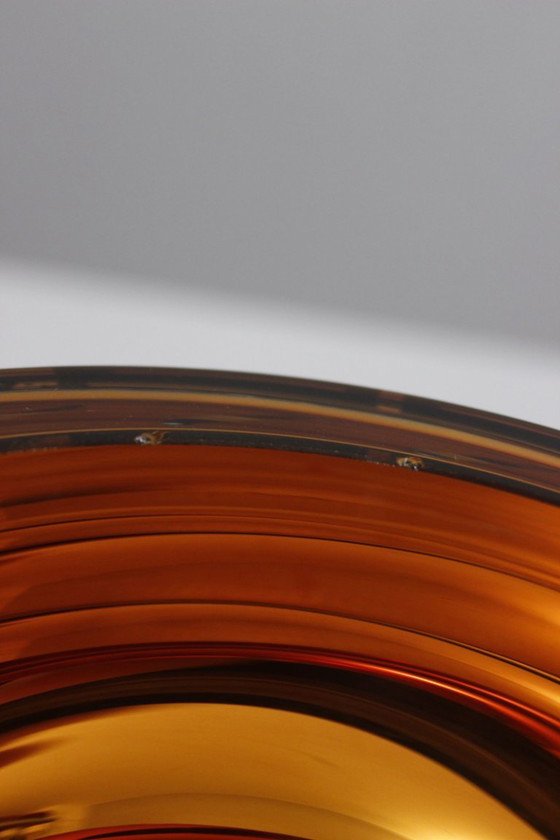 Image 1 of Cuenco escultura Monica Backström & Kosta Boda "Tonga" Suecia 1998