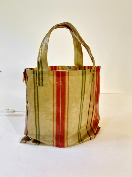 Vintage Atelias France taslamp uit de jaren 80 – in de stijl van Lionel Le Scornec