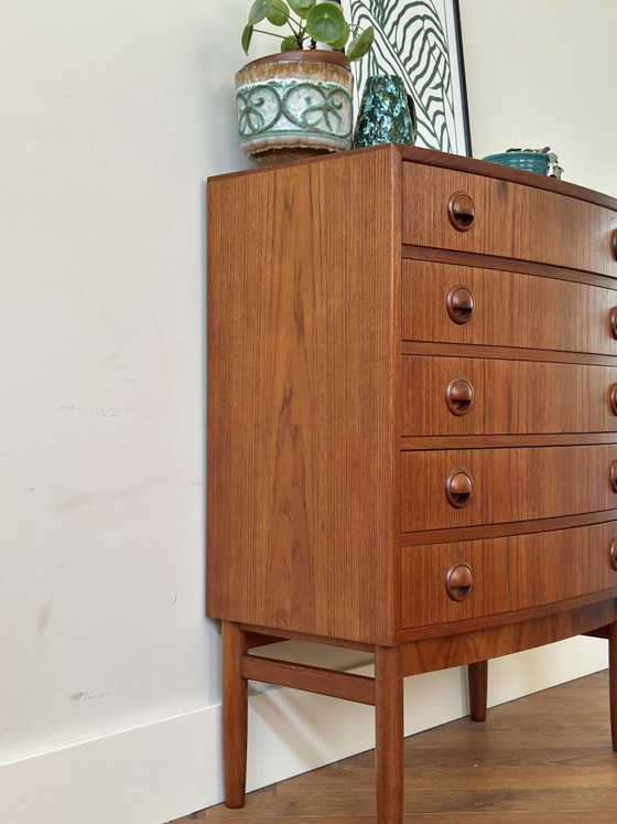 Image 1 of Vintage Design ladekast Kai Kristiansen hout jaren 50/60/70
