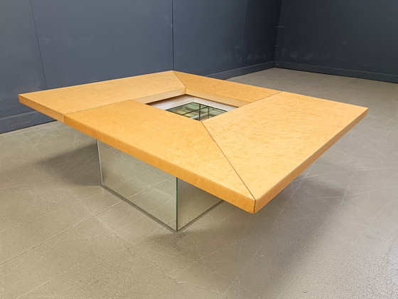 Image 1 of Table basse vintage en frêne par Paul Michel, 1970